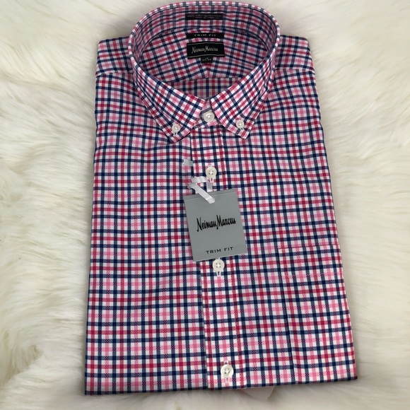 neiman marcus trim fit dress shirt